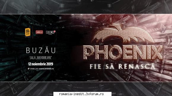 Phoenix Fie sa renasca Tour Live in Buzau(2019) - Setlist: 1. Pre - Albume MP3 romanesti - Romanian MP3 albums
