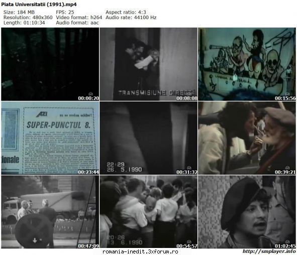 Piata Universitatii - Romania (1991) - marianvo - Filme rom�nesti - Romanian Movies