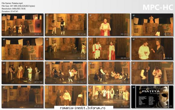 Piateta - bgl23 - Teatru rom�nesc - Romanian Theater