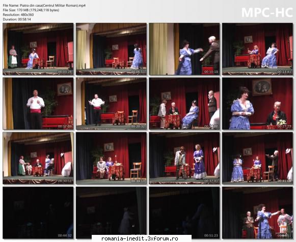 Piatra din casa(Centrul Militar Roman) - bgl23 - Teatru rom�nesc - Romanian Theater