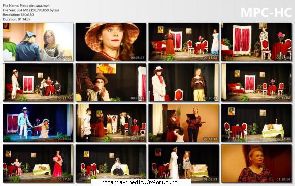 Piatra din casa(Teatrul B.P.Hasdeu) - bgl23 - Teatru rom�nesc - Romanian Theater