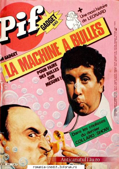 Pif Gadget - Front cover of PG645 - Carti in limbi straine