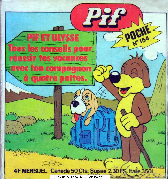 Pif Gadget - new/nouveau PIF POCHE 154 Multumiri pentru - Carti in limbi straine