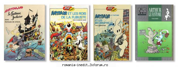 Pif Gadget - Arthur le fant�me justicier - Vaillant - Pistoles - Carti in limbi straine