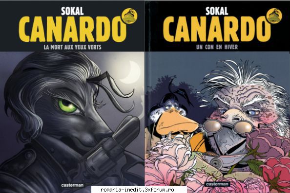 Pif Gadget - T24 si T25 din Seria "Inspectorul Canardo - Carti in limbi straine