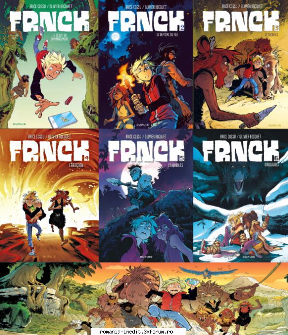 Pif Gadget - "FRNCK" - primele 6 volume ( ) - Cossu & Bocquet - Carti in limbi straine