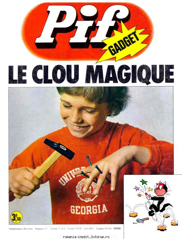 Pif Gadget - Acesta este Special b - Le clou magique - Carti in limbi straine