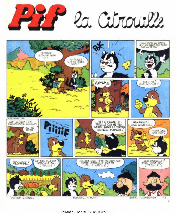 Pif Gadget - "La citrouille" din Pif 446 - Carti in limbi straine