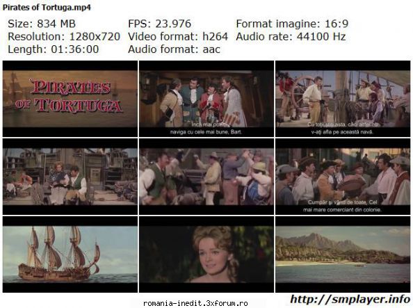 Pirates Of Tortuga (1961) - Pirates of Tortuga (1961) Audio / Engleza - Filme clasice - Old Movies