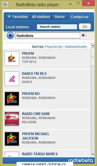 Player RADIO online - 2. Radio Beta Player Portable - TV Channels & Posturi de Radio