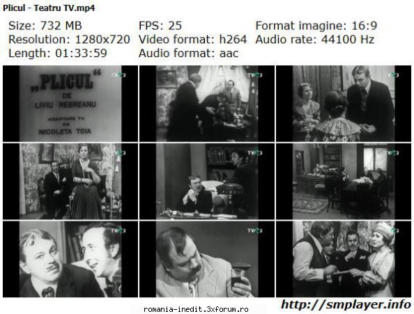 Plicul (1976) (Teatru) - Plicul (1974) Regia / Nicoleta Toia Scenariul / - Teatru rom�nesc - Romanian Theater