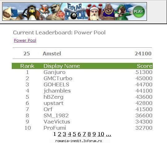 Polar Pool - Amstel - Full Games