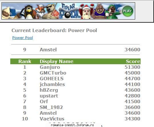 Polar Pool - Amstel - Full Games