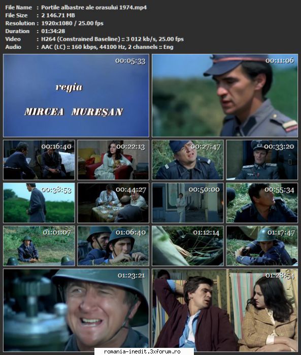 Portile albastre ale orasului (1973) - sasadoru - Filme rom�nesti - Romanian Movies