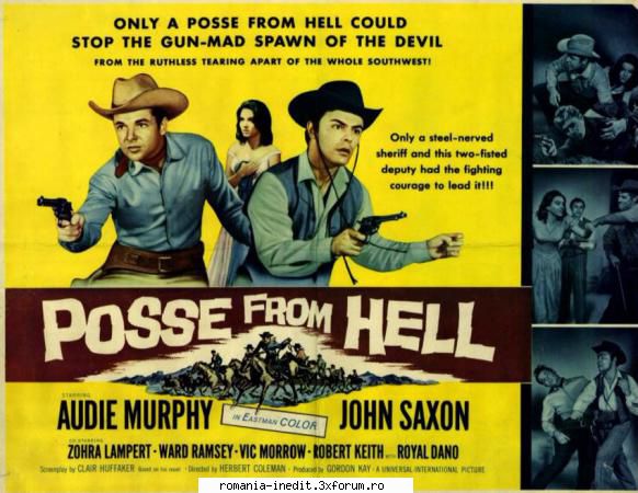 Posse from Hell (1961) - Posse from Hell (1961) Banner Cole este un dur - Filme clasice - Old Movies