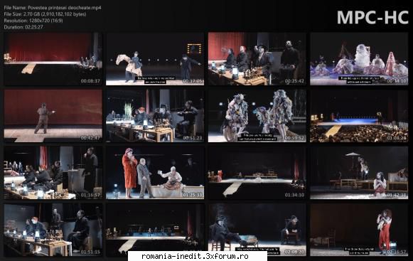 Povestea prințesei deocheate(Teatrul Radu Stanca) - Scenariu de Silv - Teatru rom�nesc - Romanian Theater