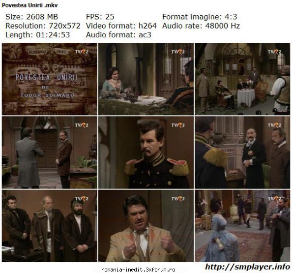 Povestea unirii (1985) (Teatru TV) - Povestea Unirii (1985) - Teatru rom�nesc - Romanian Theater