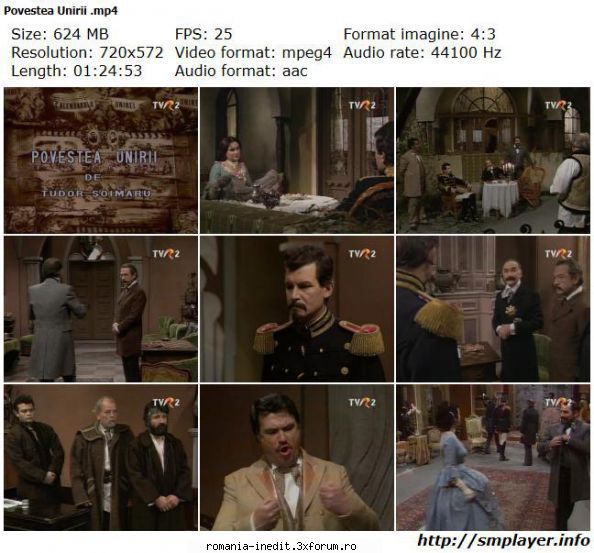 Povestea unirii (1985) (Teatru TV) - Povestea Unirii (1985) - Teatru rom�nesc - Romanian Theater