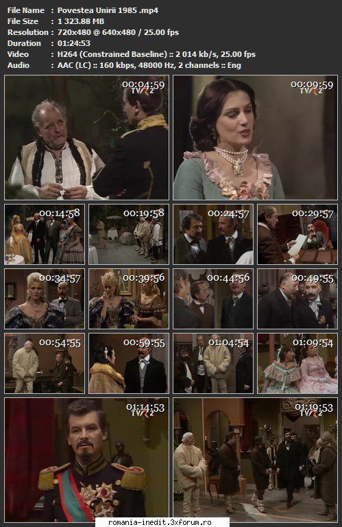 Povestea unirii (1985) (Teatru TV) - sasadoru - Teatru rom�nesc - Romanian Theater