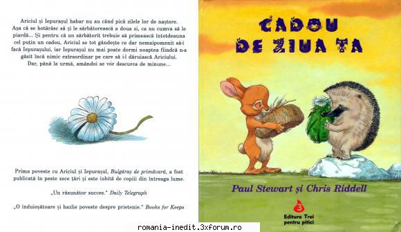 Povesti - Topic Inchis - Cadou de ziua ta autori: Paul Stewart, Chris - Carti pentru copii - Books
