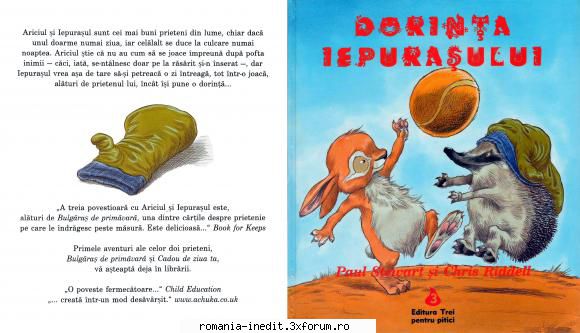 Povesti - Topic Inchis - Dorinta iepurasului autori: Paul Stewart, Chris - Carti pentru copii - Books