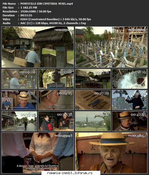 Poveștile din Cimitirul Vesel - Adevărată operă de artă - Filme Documentare