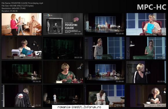 Povestiri culese(Teatrul Godot) - Distribuție: Maia Morgenstern - Teatru rom�nesc - Romanian Theater