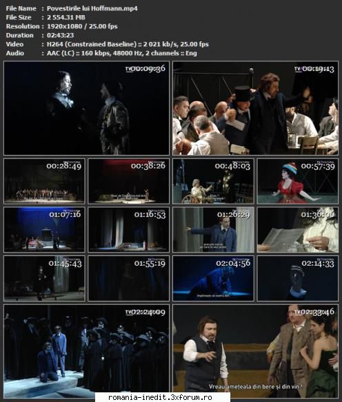 Povestirile lui Hoffman (ONB)(2024) - Povestirile lui Hoffman Regie - Teatru rom�nesc - Romanian Theater
