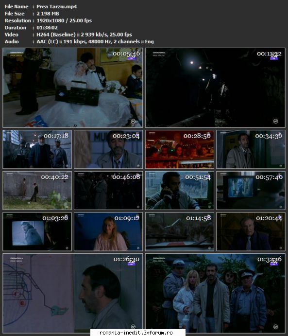 Prea Tarziu (1996) - sasadoru - Filme rom�nesti - Romanian Movies