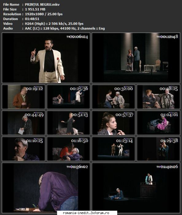 Printul negru (1997) (Teatru) - sasadoru - Teatru rom�nesc - Romanian Theater