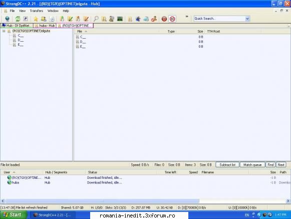Problema DC++ - ma scuzati da am bagat in format gresit - Tech Support