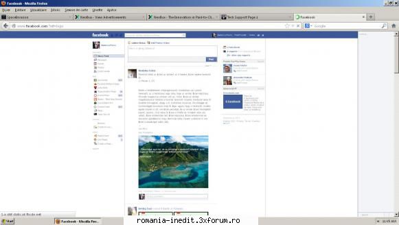 Problema Facebook - Sal. De cateva zile, doar pe Mozilla, paginile de - Tech Support