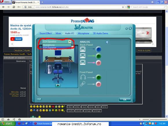 Problema Realtek [Mare] - Acuma am reinstalat windows si erau jack.urile de - Tech Support
