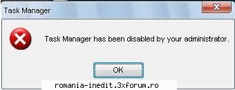 Problema Task Manager si Regedit - =( Salutare tuturor...nu stiu daca am postat bine - Tech Support