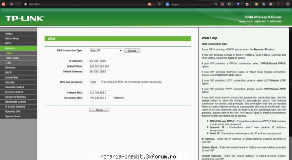 Problema de retea - ionut_p71 - Tech Support