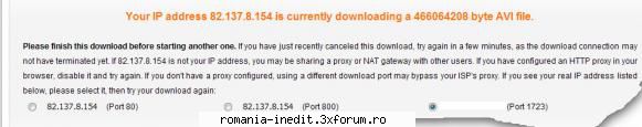 Problema descarcare Megaupload!! - Sunt la tara momentan si folosesc un Stick Digi - Tech Support