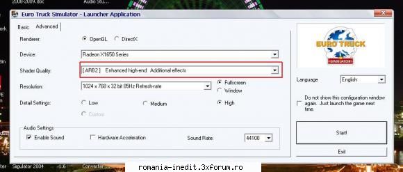 Problema euro track simulator - e de la placa Video gabiandreicristian.eu am avut - Tech Support