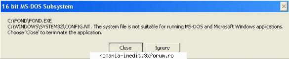 Problema rulare program - Am un program mai vechi, rula sub Norton - Tech Support