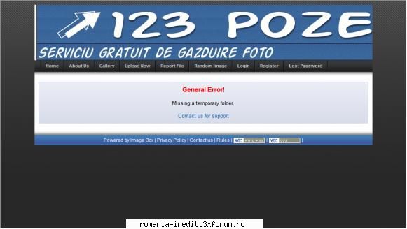 Problema upload foto - Poate sa imi spuna si mie cineva de ce imi apare - Tech Support