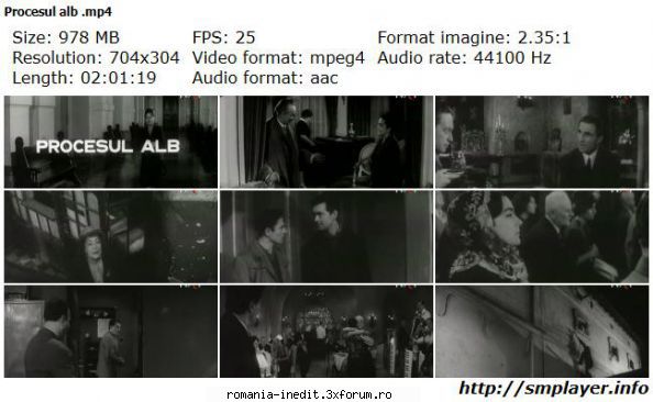 Procesul alb (1965) - Procesul alb (1965) The White Trial Ecranizare - Filme rom�nesti - Romanian Movies