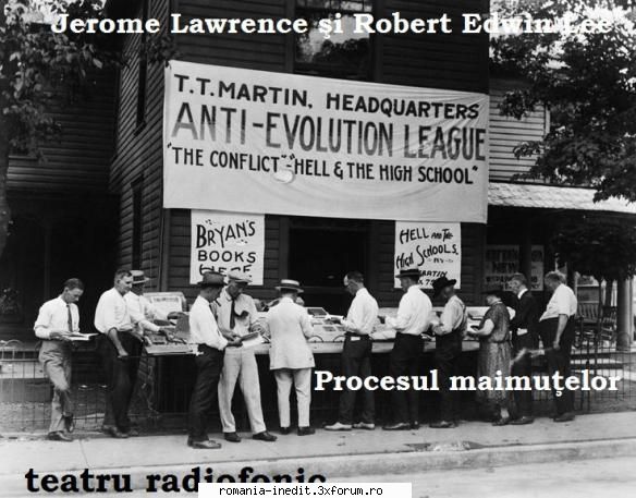 Procesul maimuţelor (1961) (Teatru radiofonic) - Jerome Lawrence  - Teatru rom�nesc - Romanian Theater