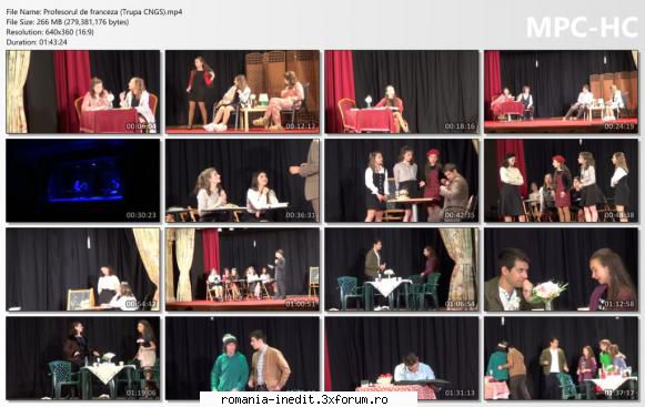 Profesorul de franceza (Trupa CNGS) - bgl23 - Teatru rom�nesc - Romanian Theater
