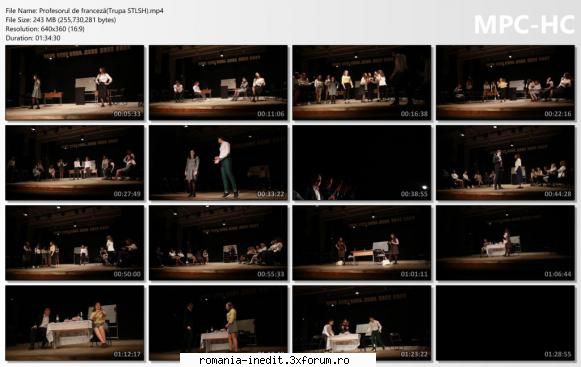 Profesorul de franceză(Trupa STLSH) - bgl23 - Teatru rom�nesc - Romanian Theater