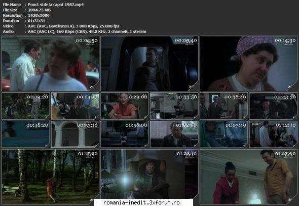 Punct si de la capat (1987) - sasadoru - Filme rom�nesti - Romanian Movies