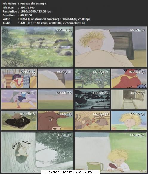 Pupaza din tei - sasadoru - Filme pentru copii - Movies for kids