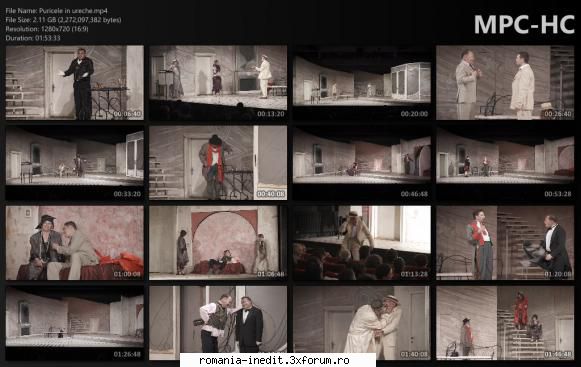 Puricele in ureche(Teatrul Radu Stanca) - Text: Georges Feydeau Regia - Teatru rom�nesc - Romanian Theater