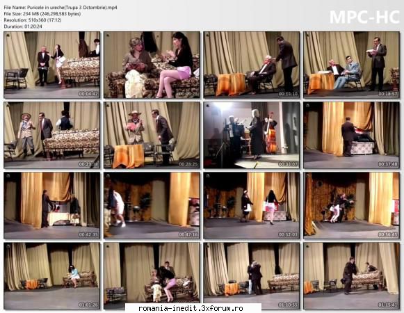 Puricele in ureche(Trupa 3 Octombrie) - bgl23 - Teatru rom�nesc - Romanian Theater