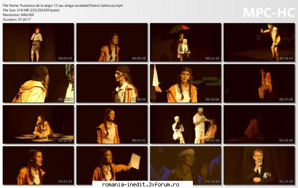 Pustoaica de la etajul 13 sau draga societate(Teatrul Satiricus) - bgl23 - Teatru rom�nesc - Romanian Theater