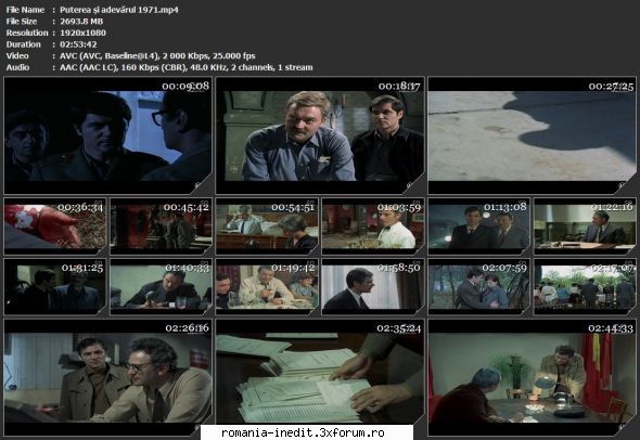 Puterea si adevarul (1971) - sasadoru - Filme rom�nesti - Romanian Movies