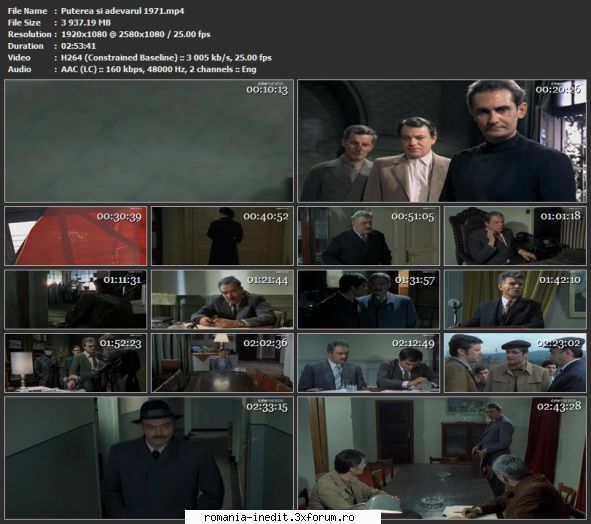 Puterea si adevarul (1971) - sasadoru - Filme rom�nesti - Romanian Movies